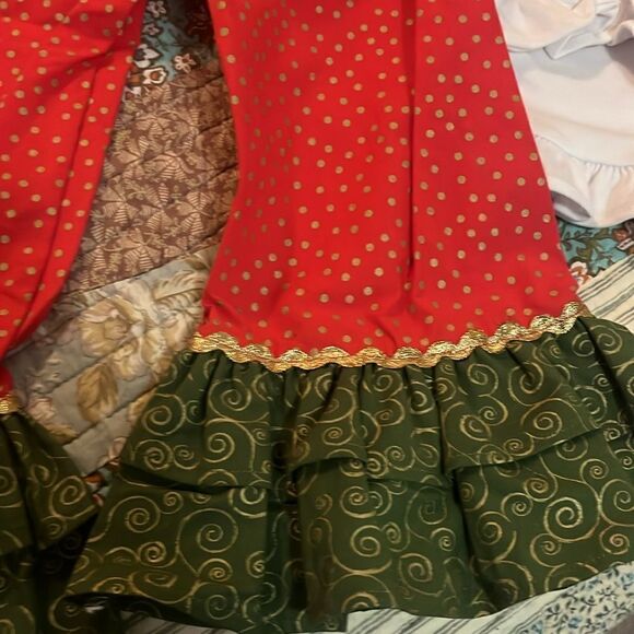 Christmas pants set,B monogrammed initial - Picture 5 of 7